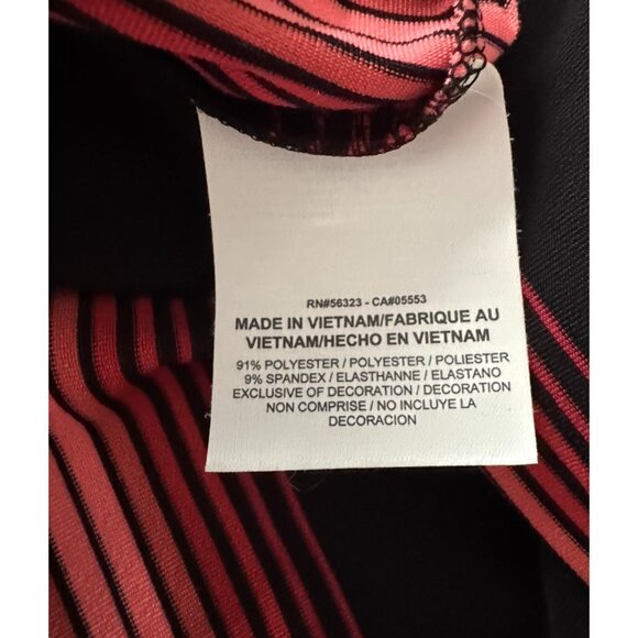 Nike Golf Polo Shirt Mens XL Black Red Pink Gradient Tour Performance Stretchy - Picture 6 of 6